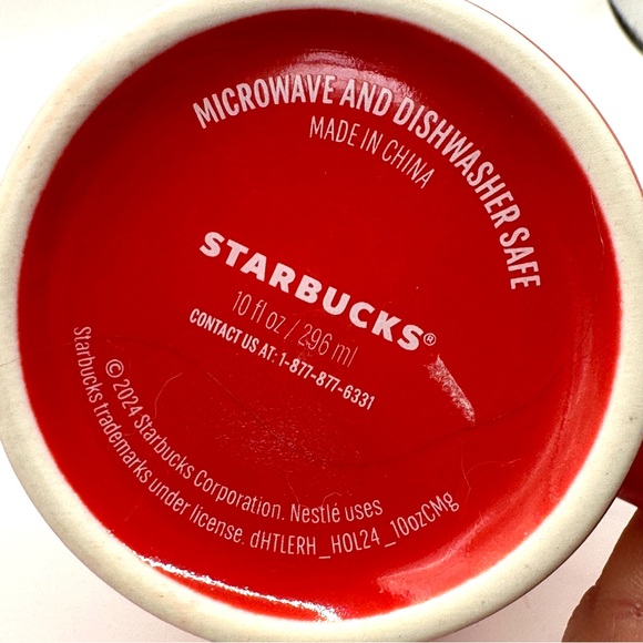 STARBUCKS Red Coffee Tea Mug 2024 - Picture 4 of 4